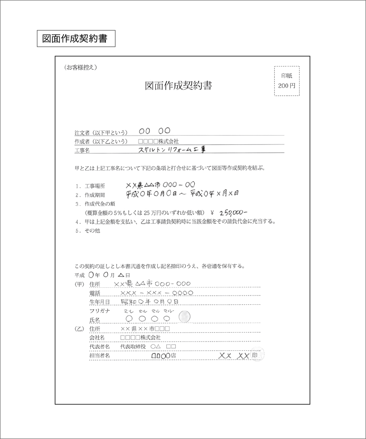 図面作成契約書