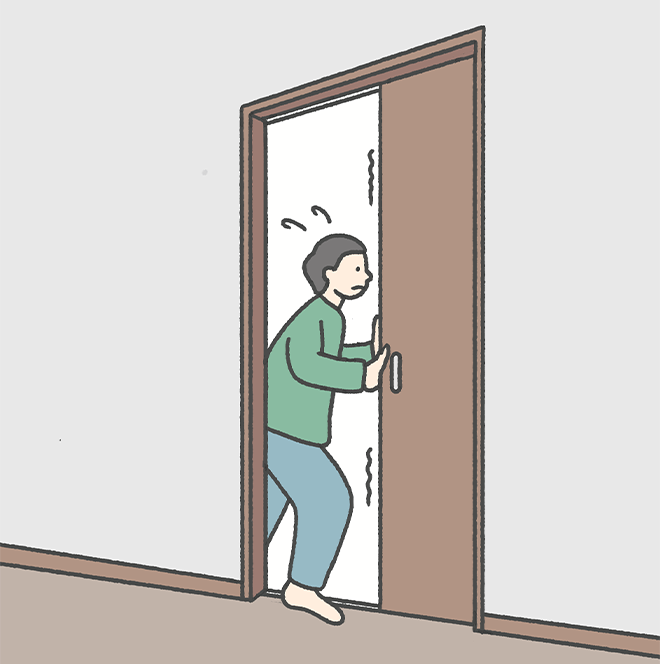 梁の傾斜・変形